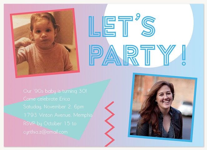 Party Hardy Party Invitations