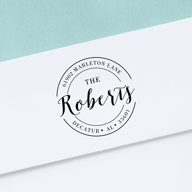 Elegant Seal | Custom Rubber Stamps
