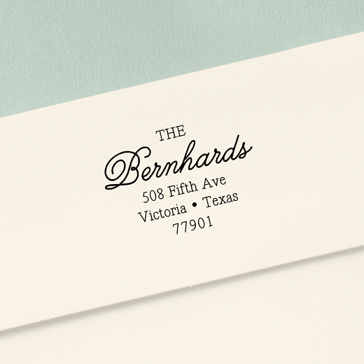 Timeless Script | Custom Rubber Stamps