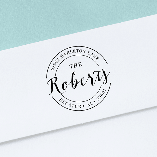 Elegant Seal | Custom Rubber Stamps