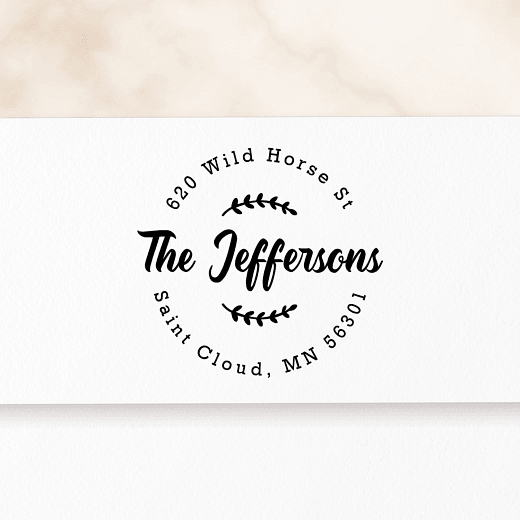 Brushed Signature | Custom Rubber Stamps