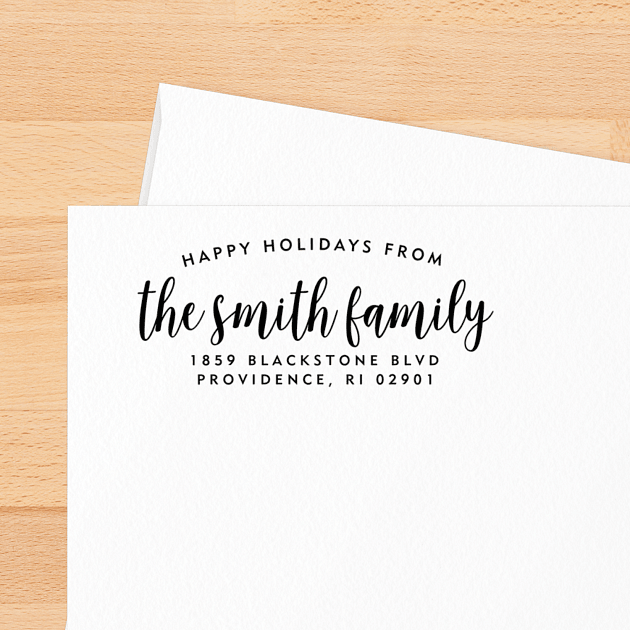 Wishes From Us | Custom Rubber Stamps