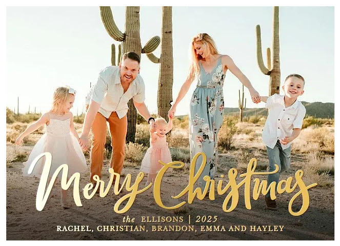 Simply Handlettered Christmas Cards