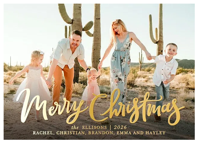 Simply Handlettered Christmas Cards