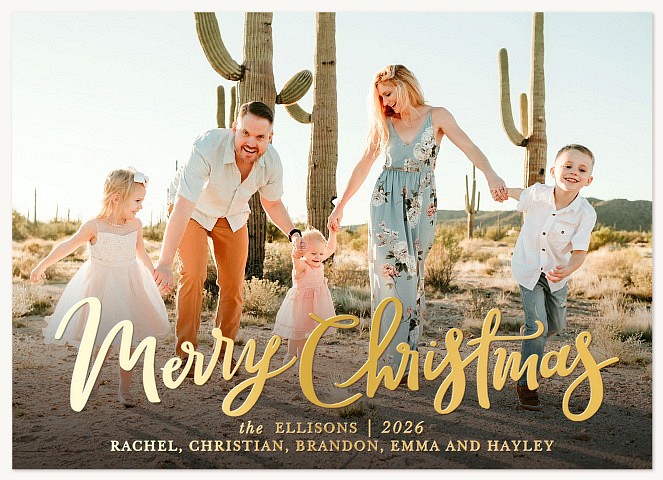 Simply Handlettered Christmas Cards