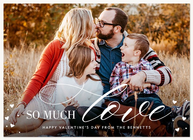 So Much Love Valentines Cards