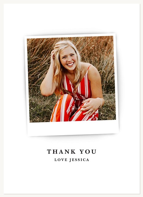 Classic Snapshot Thank You Cards 