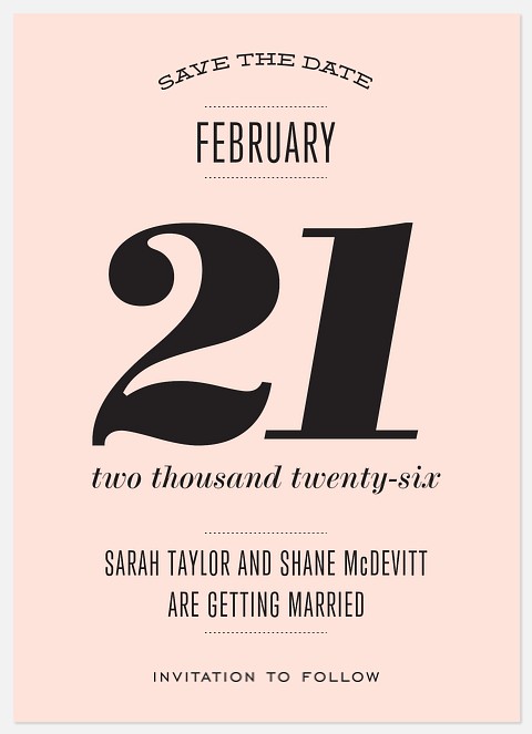 Poster Perfect Save the Date Photo Cards