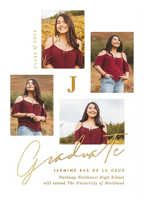 Modernist Gallery Graduation Announcements