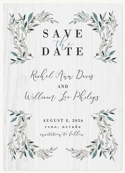 Vineyard Save the Date Cards