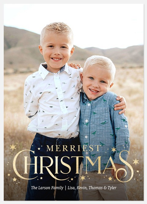Storybook Sparkle Holiday Photo Cards