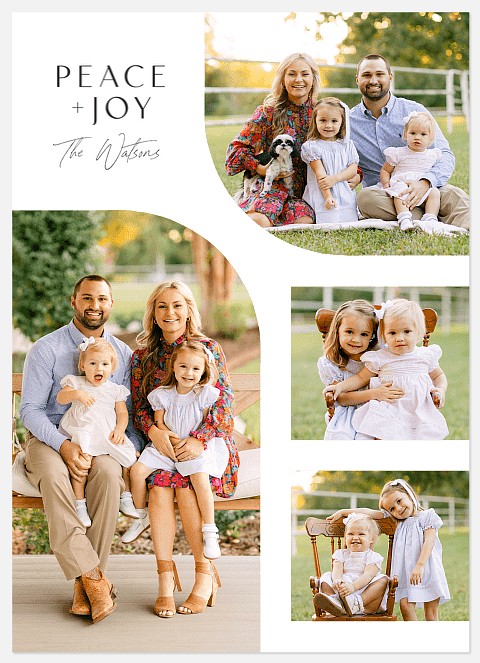 Hourglass Set Holiday Photo Cards
