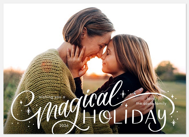 Holiday Magic Holiday Photo Cards