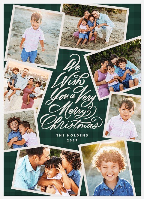 Merry Tree Holiday Photo Cards
