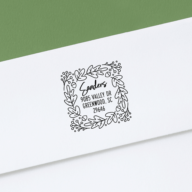Autumn Time | Custom Rubber Stamps