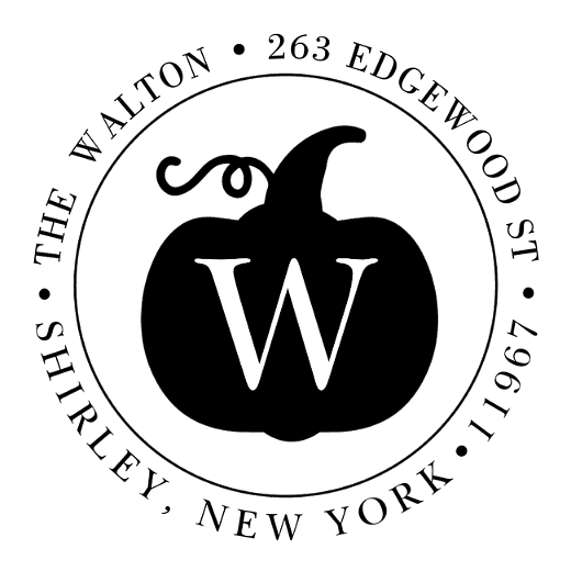 Pumpkin Monogram | Custom Rubber Stamps
