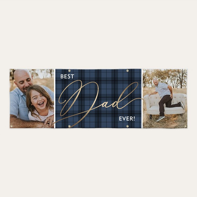 Best Dad Ever Banner Custom Banners