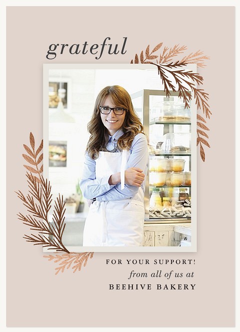 Grateful Business Thank You Cards