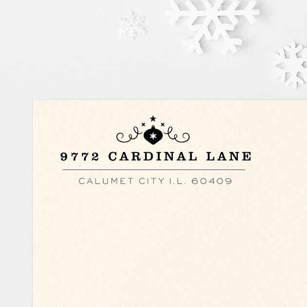 Sending Cheer | Custom Rubber Stamps