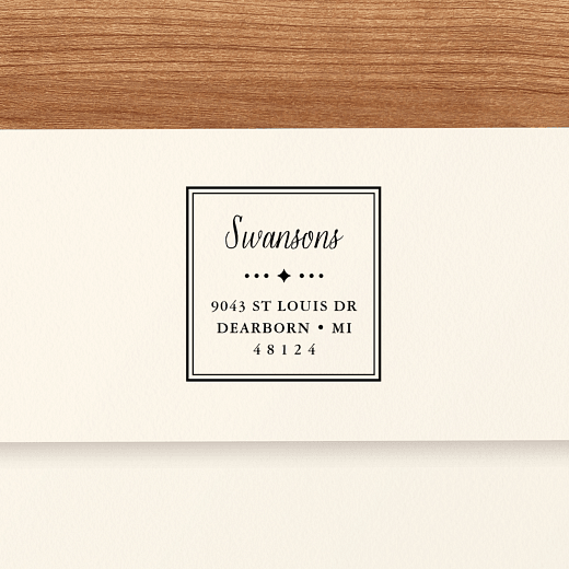 Simple Square | Custom Rubber Stamps