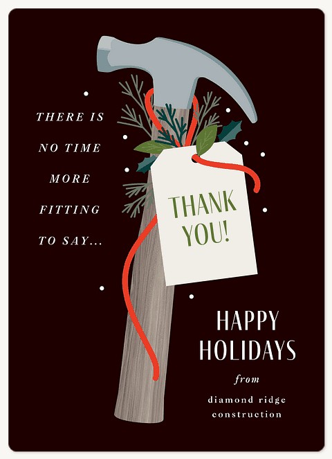 Festive Hammer Holiday & Christmas Magnet Cards