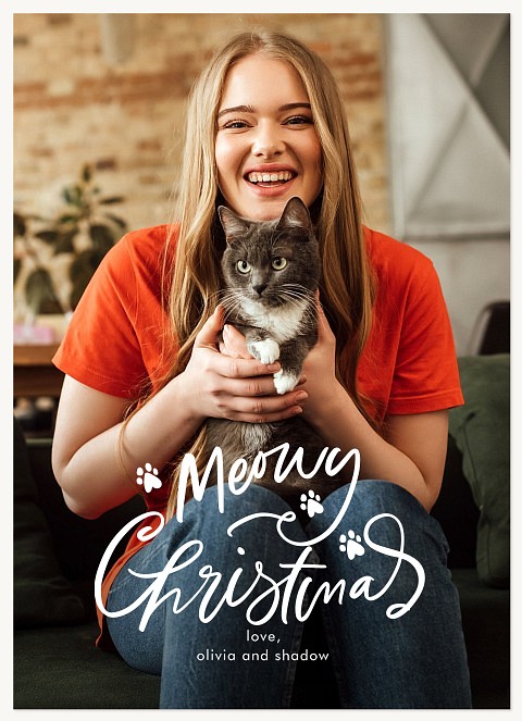 Veowy Meowy Pet Christmas Cards