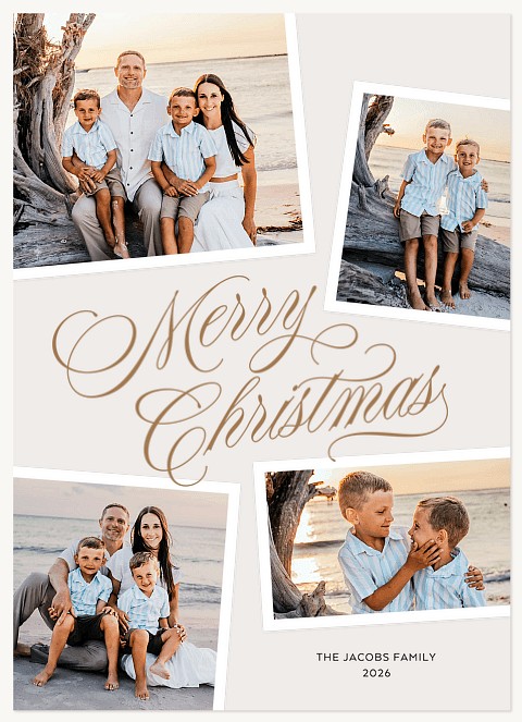 Chic Cheer Personalized Holiday Cards