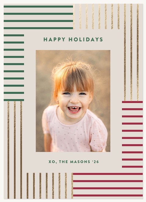 This Way Personalized Holiday Cards