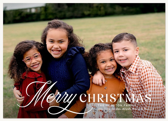 A Merry Mix Personalized Holiday Cards
