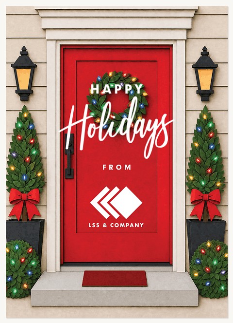 Welcome Home Business Holiday Cards