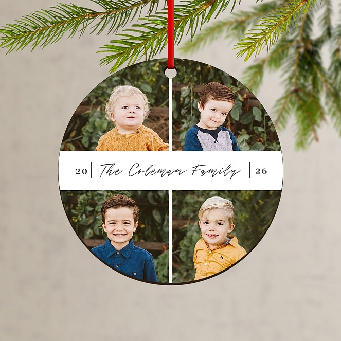 Modern Family Custom Ornaments
