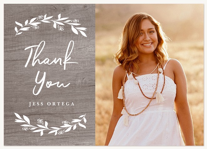 Rustic Branches Thank You Cards 