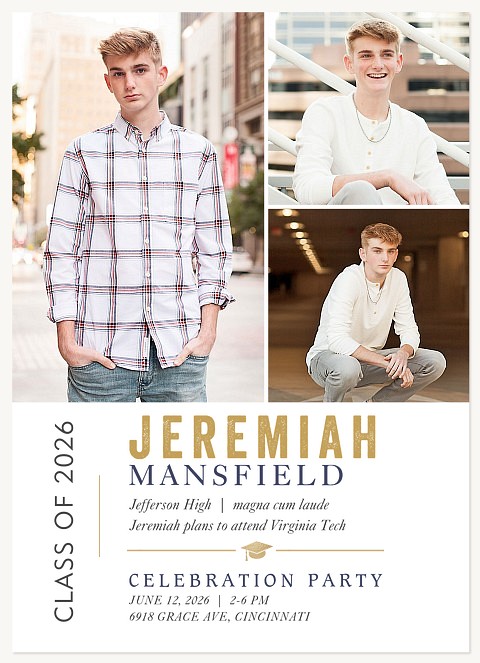 Academic Grid Graduation Announcements