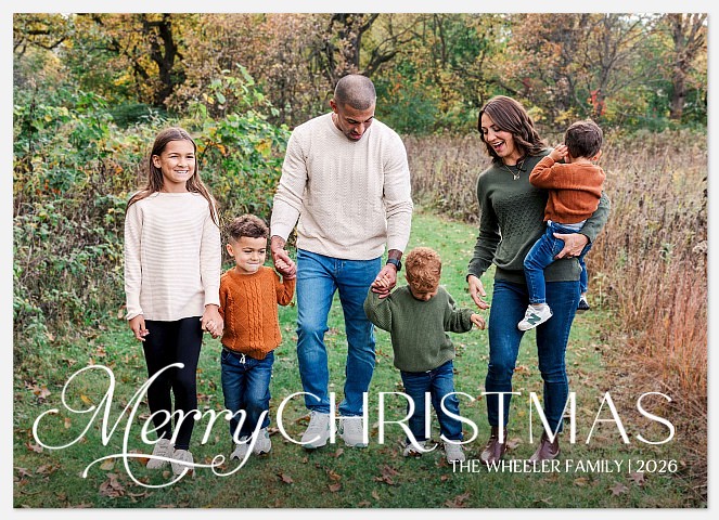 Lighthearted Holiday Photo Cards