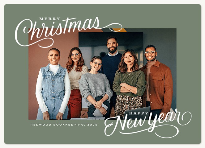 Double Greetings Holiday & Christmas Magnet Cards