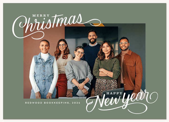 Double Greetings Business Holiday Cards
