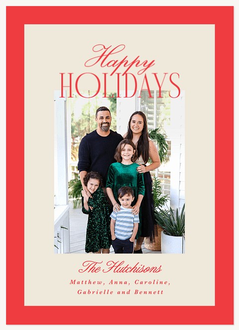 Modern Prep Personalized Holiday Cards