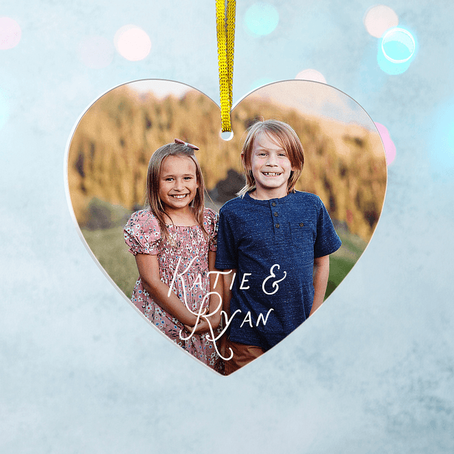 Hanging Heart Personalized Ornaments