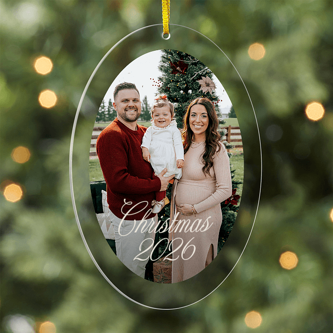 Scripted Season Personalized Ornaments
