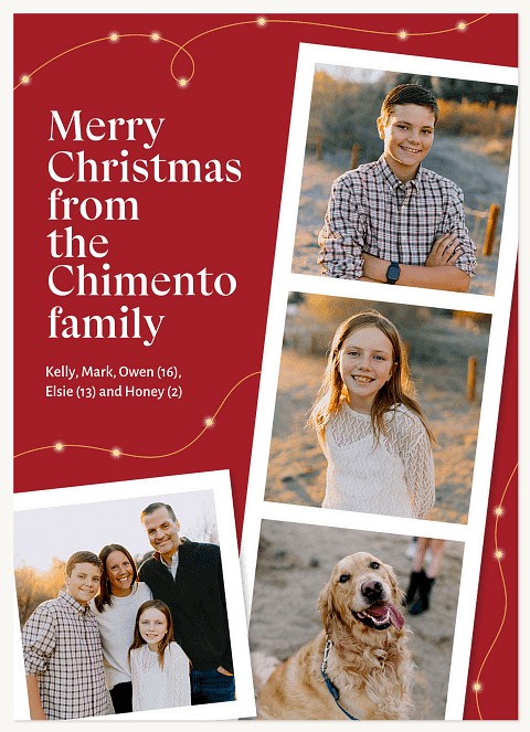 Starlit Season Personalized Holiday Cards