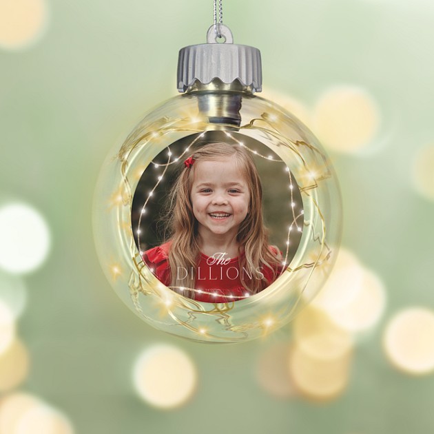 Twinkle Globe Personalized Ornaments
