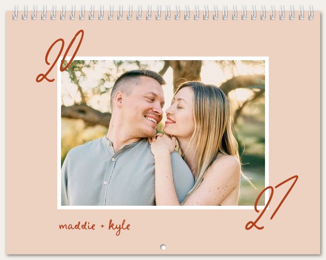 Corner Text Calendar Personalized Photo Calendars
