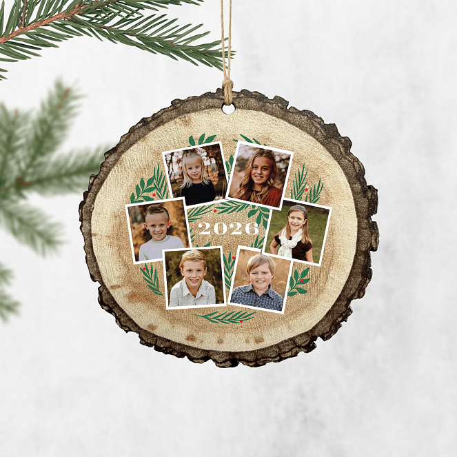 Evergreen Moments Personalized Ornaments