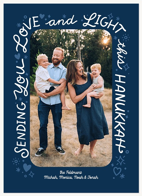 Love & Light Around Hanukkah Cards
