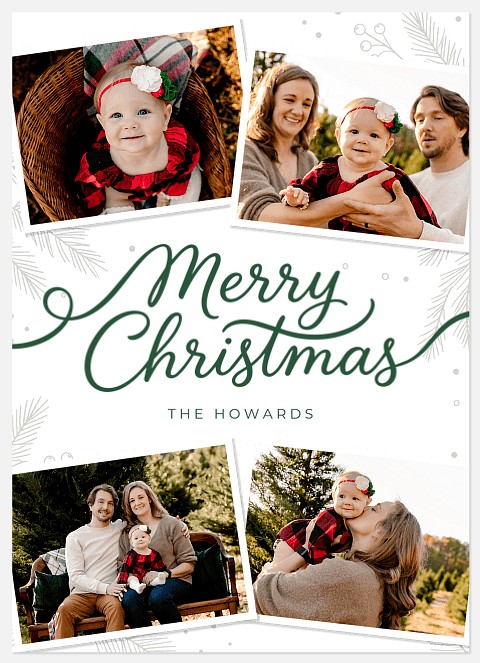Pinewhisper Holiday Photo Cards