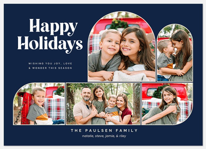 Frame by Frame Holiday Photo Cards