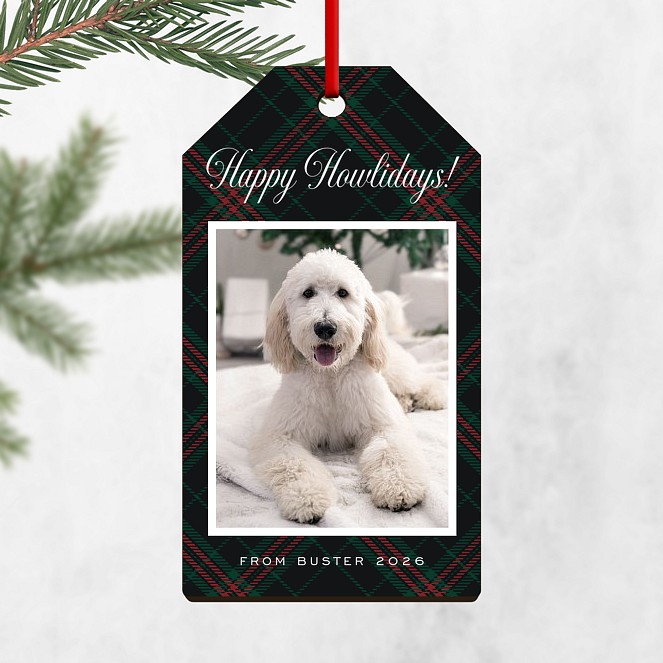 Happy Howlidays! Personalized Ornaments