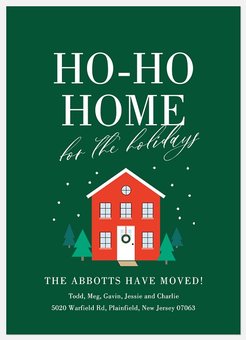 Ho-Ho-Home Holiday Photo Cards