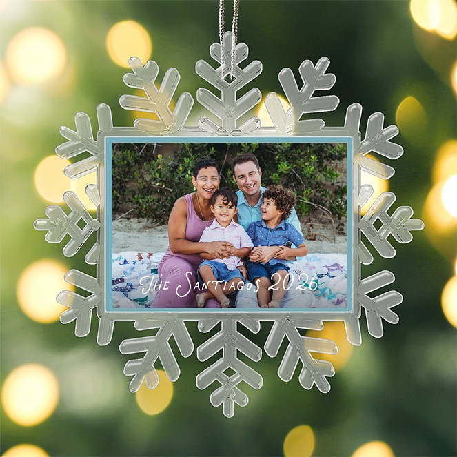 Whimsical Frame Custom Ornaments