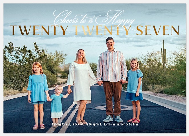 Effortless Cheer Holiday Photo Cards